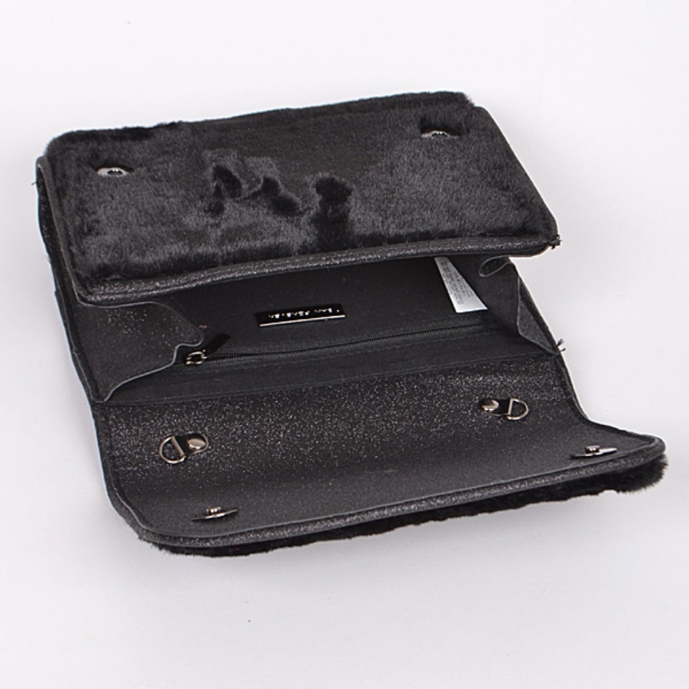 Faux Fur hobo crossbody clutch bag NWT - Picture 5 of 7